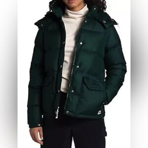 The North Face Women’s Sierra Down Warm Winter Jacket Green Sz XL NWT $380